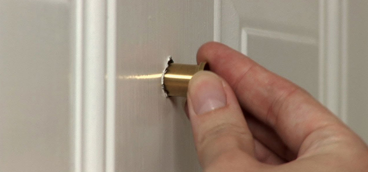 peephole door repair in Gonzales