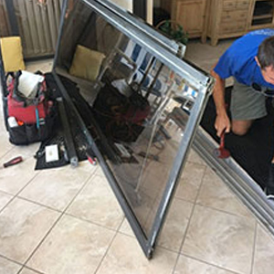 sliding glass door frame repair Gonzales
